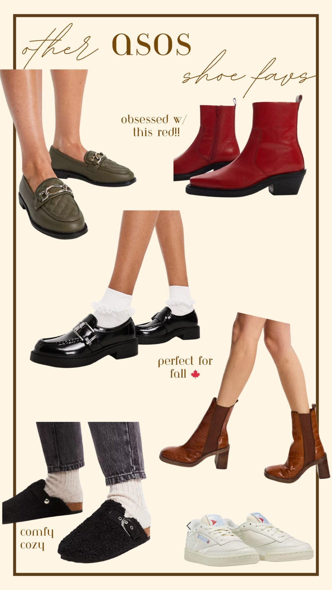 Fall shoe favs from asos