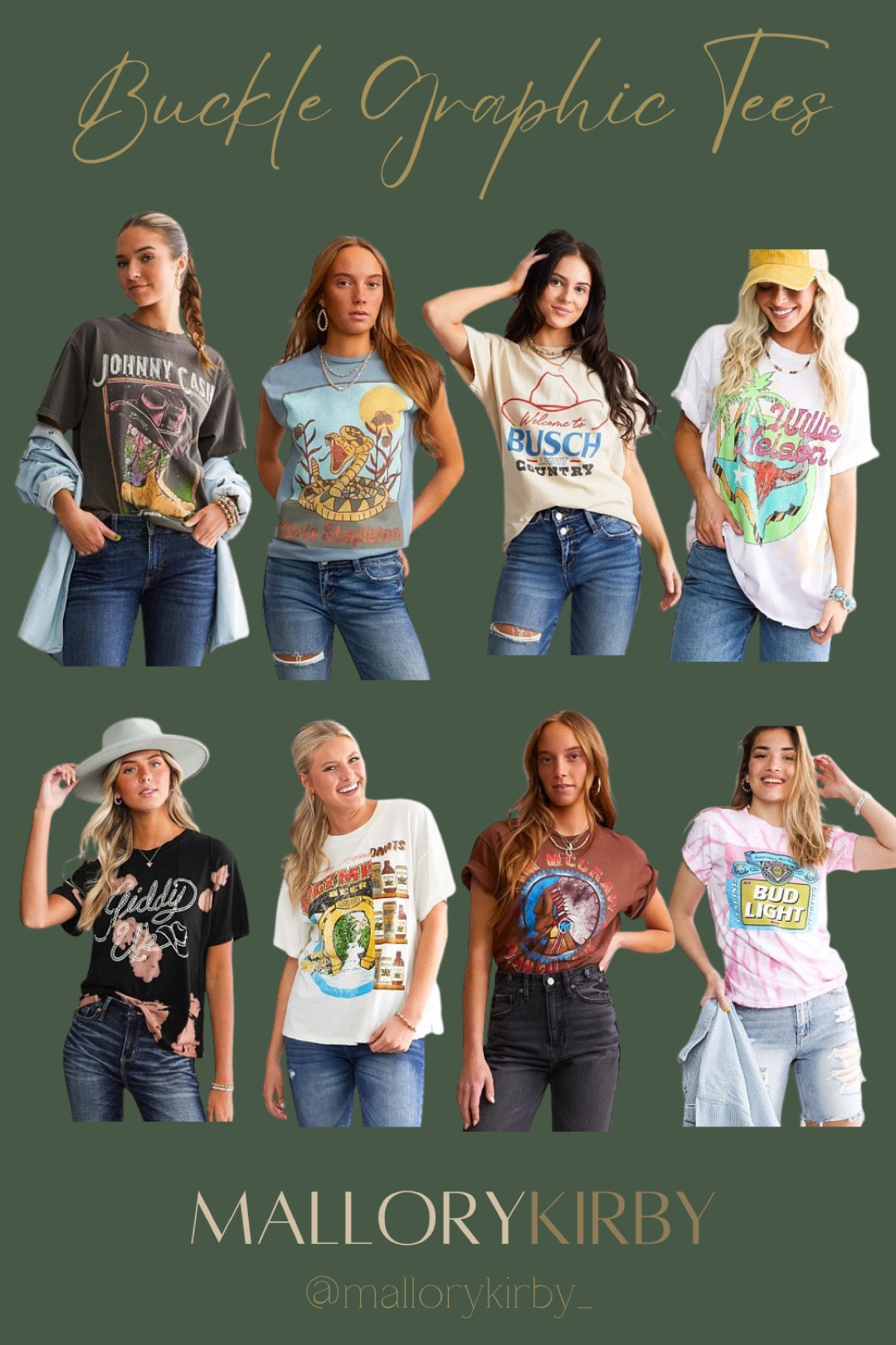 Buckle has the best graphic tee selection!!! So affordable too 🤍🤩

#LTKfit #LTKFestival #LTKunder50