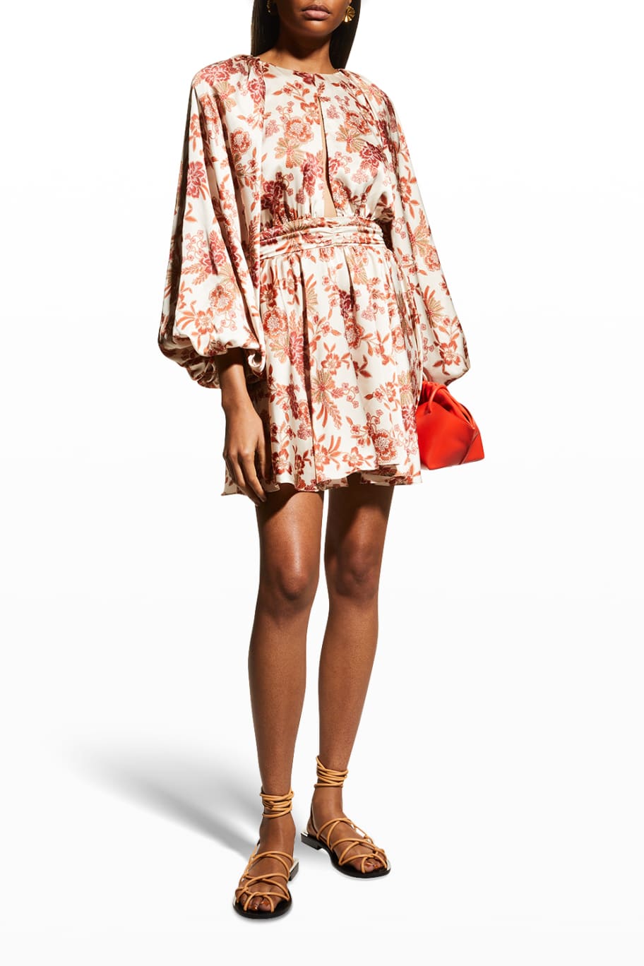 Kara Mini Floral Dress | Neiman Marcus