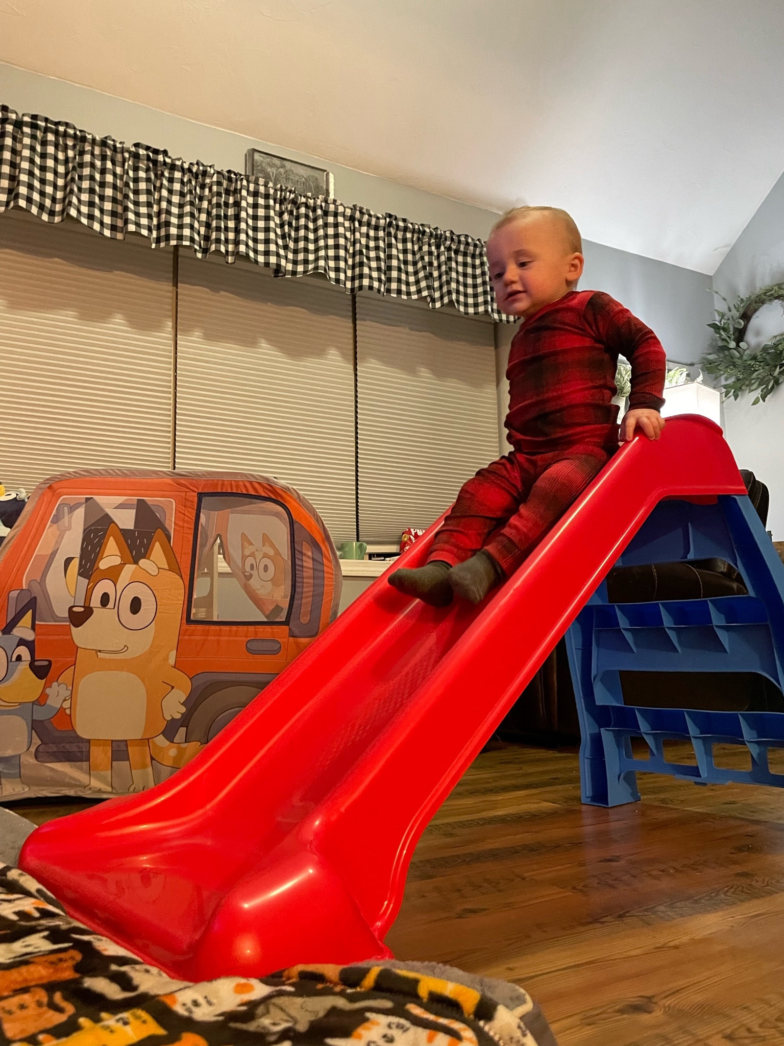We are loving this slide! Perfect for indoor/outdoor use and keeps our curiosity king busy! It was super easy to assemble and also disassemble for easy compact storage! It also doubles as a car ramp!!

#LTKfindsunder50 #LTKGiftGuide #LTKfamily