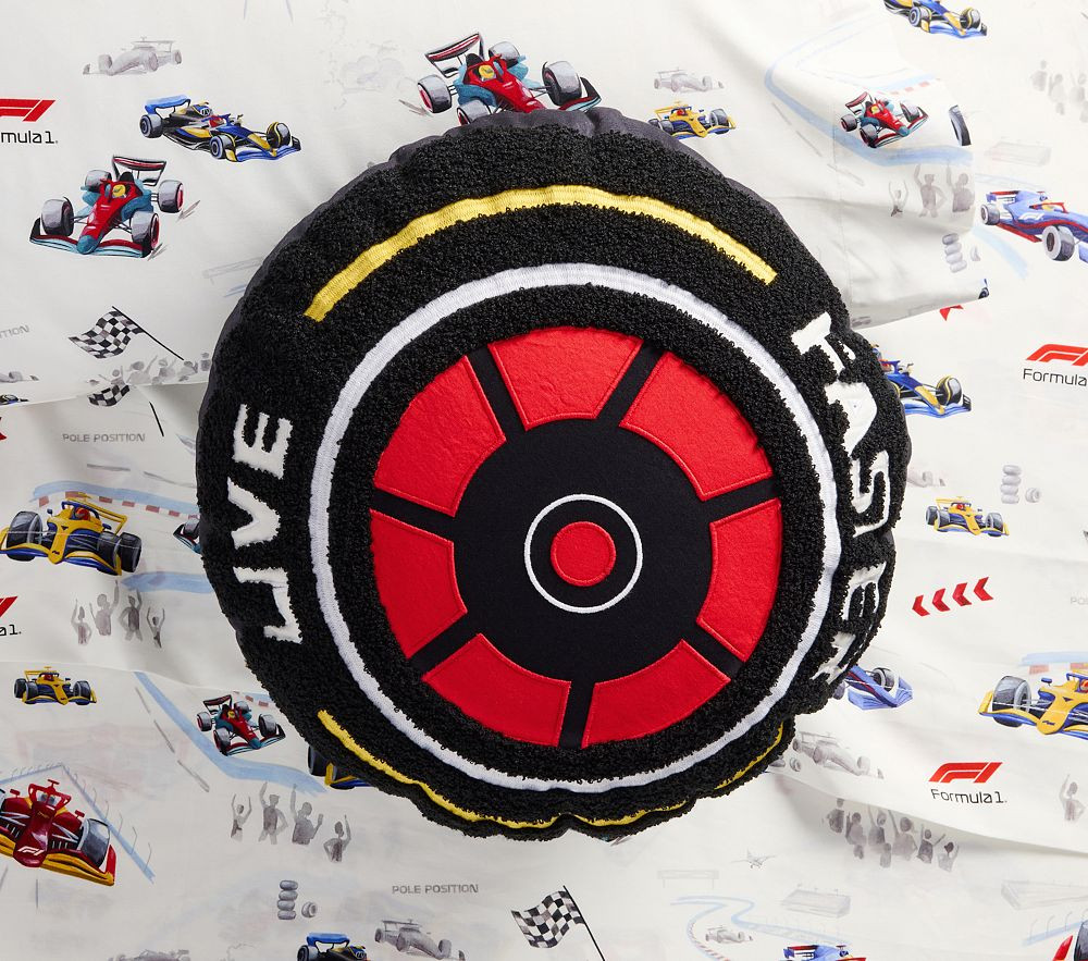 Formula 1® Wheel Pillow | Pottery Barn Kids