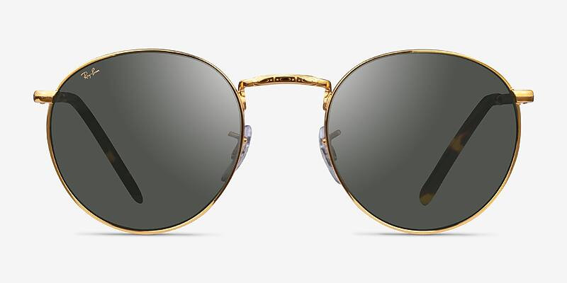Ray-Ban RB3637 New Round - Round Legend Gold Frame Prescription Sunglasses | Eyebuydirect | EyeBuyDirect.com