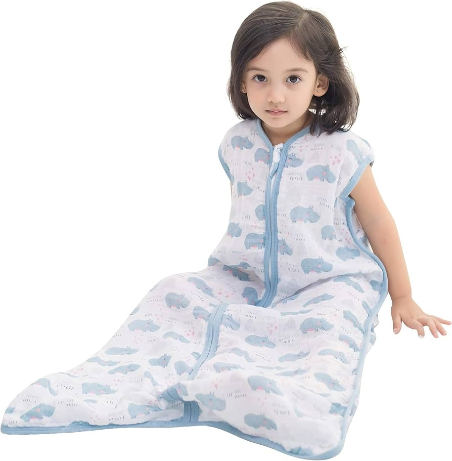 Baby Sleep Sack 2-4 T Boys & Girls Wearable Blanket 100% Organic Cotton 0.5 TOG Toddler Sleeping ... | Amazon (US)