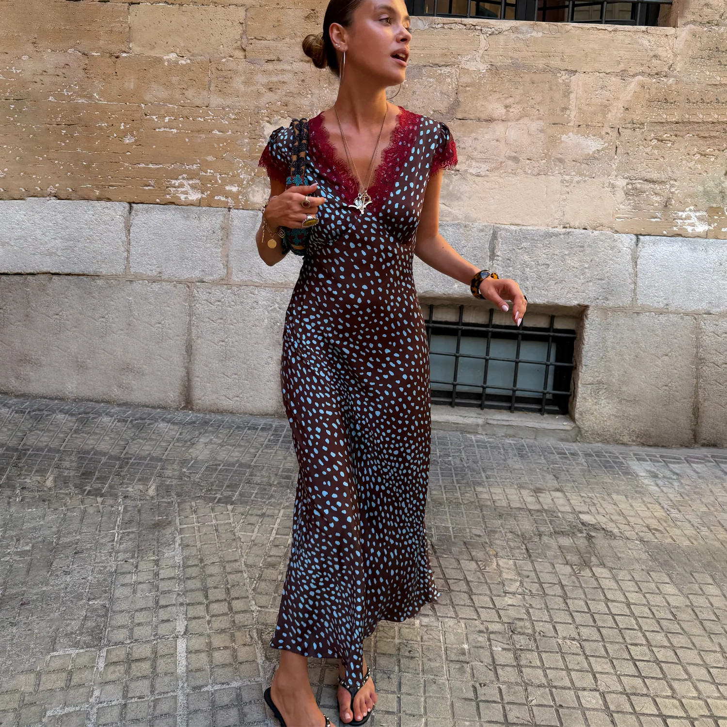 Chocolate Deer Olivia Dress | Never Fully Dressed (UK & IE)