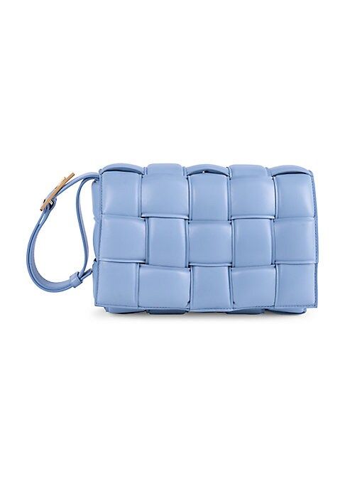 Bottega Veneta Women's Small Cassette Padded Leather Crossbody Bag - Ice Blue | Saks Fifth Avenue