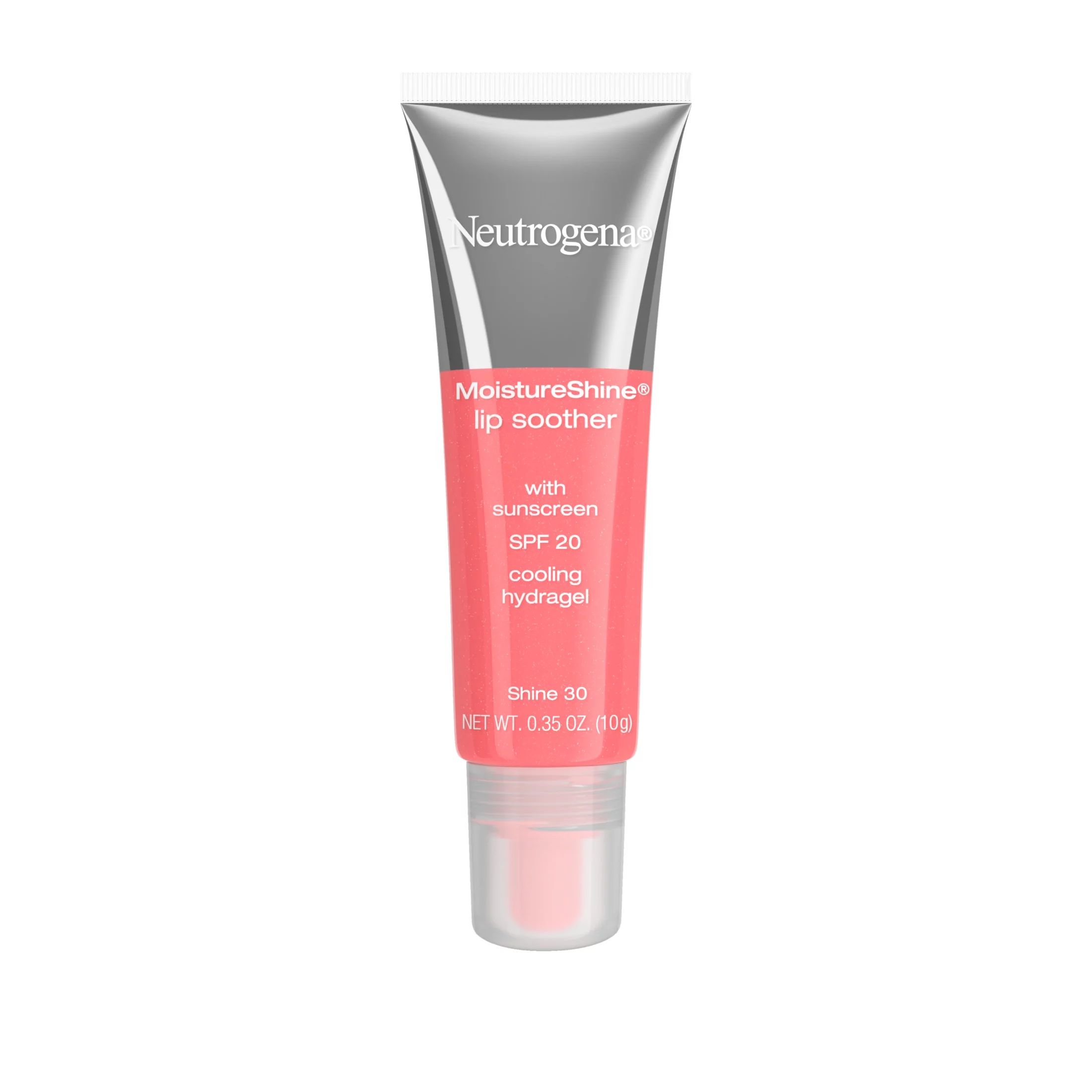 Neutrogena MoistureShine Lip Soother Gloss, SPF 20, Shine 30,.35 oz | Walmart (US)
