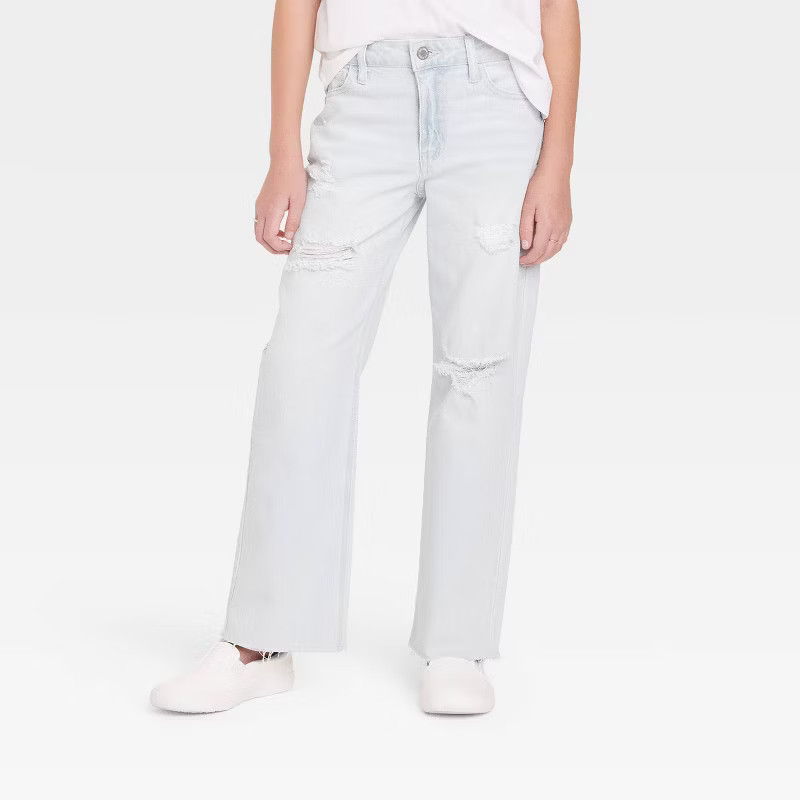 Girls' High-Rise Dad Jeans - art class™ | Target