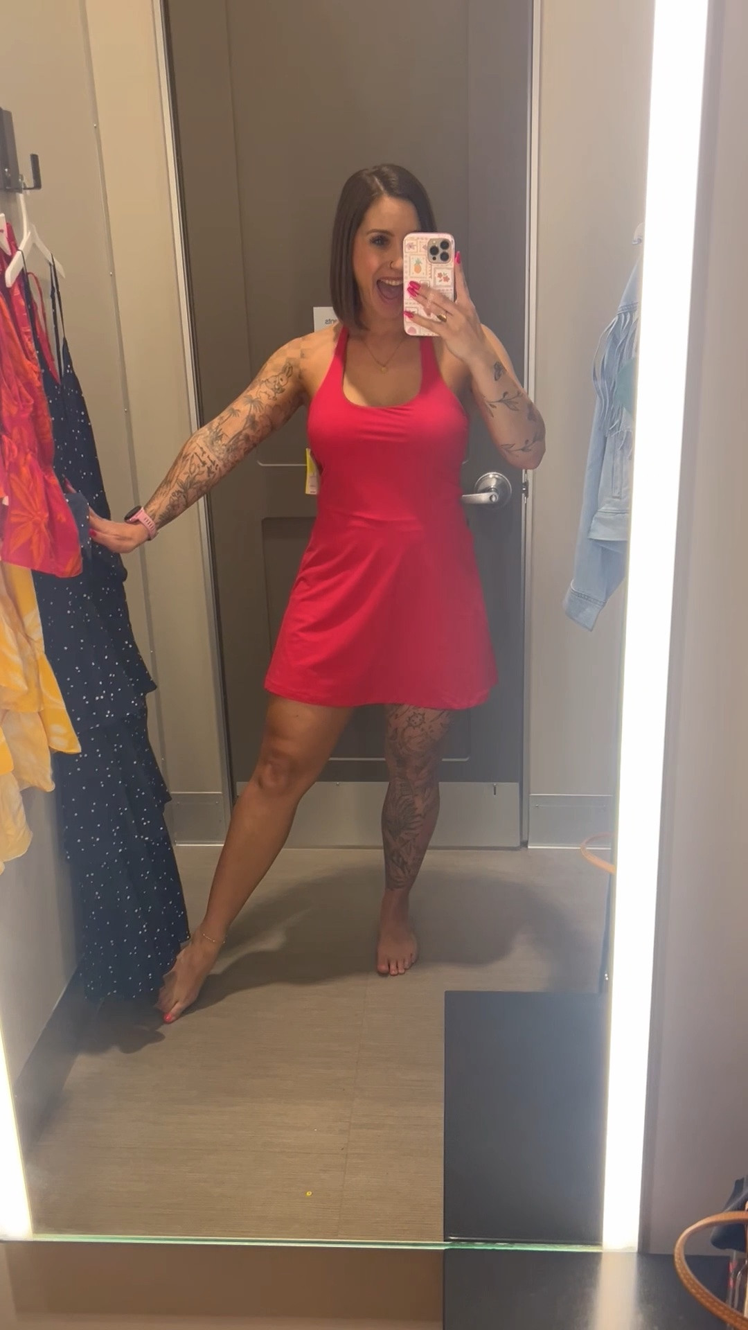Live this halter style athletic dress. I’m wearing a medium. It has detached shorts to make going to the restroom easy! 🙌🏼

#LTKActive #LTKselfcare #LTKfitnessgoals