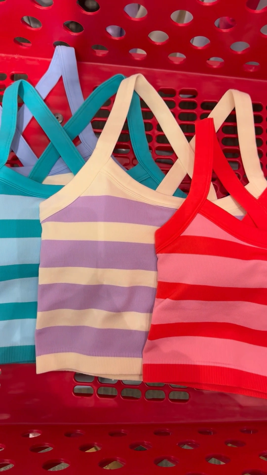 Soft, stretchy, built-in bra 🙌 These ribbed tanks are on sale for the Target activewear sale!

#LTKActive #LTKSaleAlert #LTKFindsUnder100