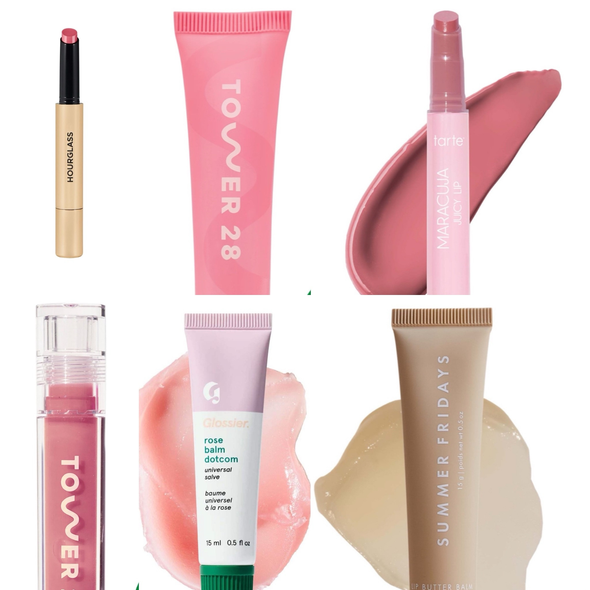 My favorite lip glosses at Sephora

My favorite lip glosses at Sephora
Hourglass Glossy Lip: Desire
Tower 28 gloss in tube - Watermelon Kiwi sheer baby pink 
Tower 28 regular - Pistachio
Glossier Balm dot com - Rose
Tarte - Rose
Summer Friday - Vanilla

#LTKBeauty