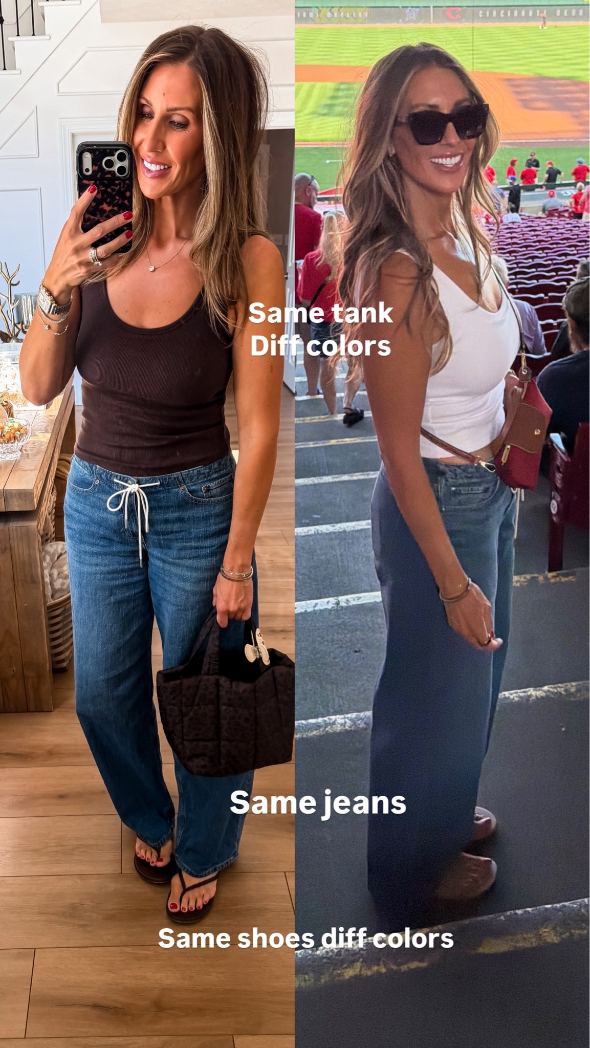 Same but different 
Wearing 28L curve denim

#LTKootd #LTKOver40 #LTKMidsize