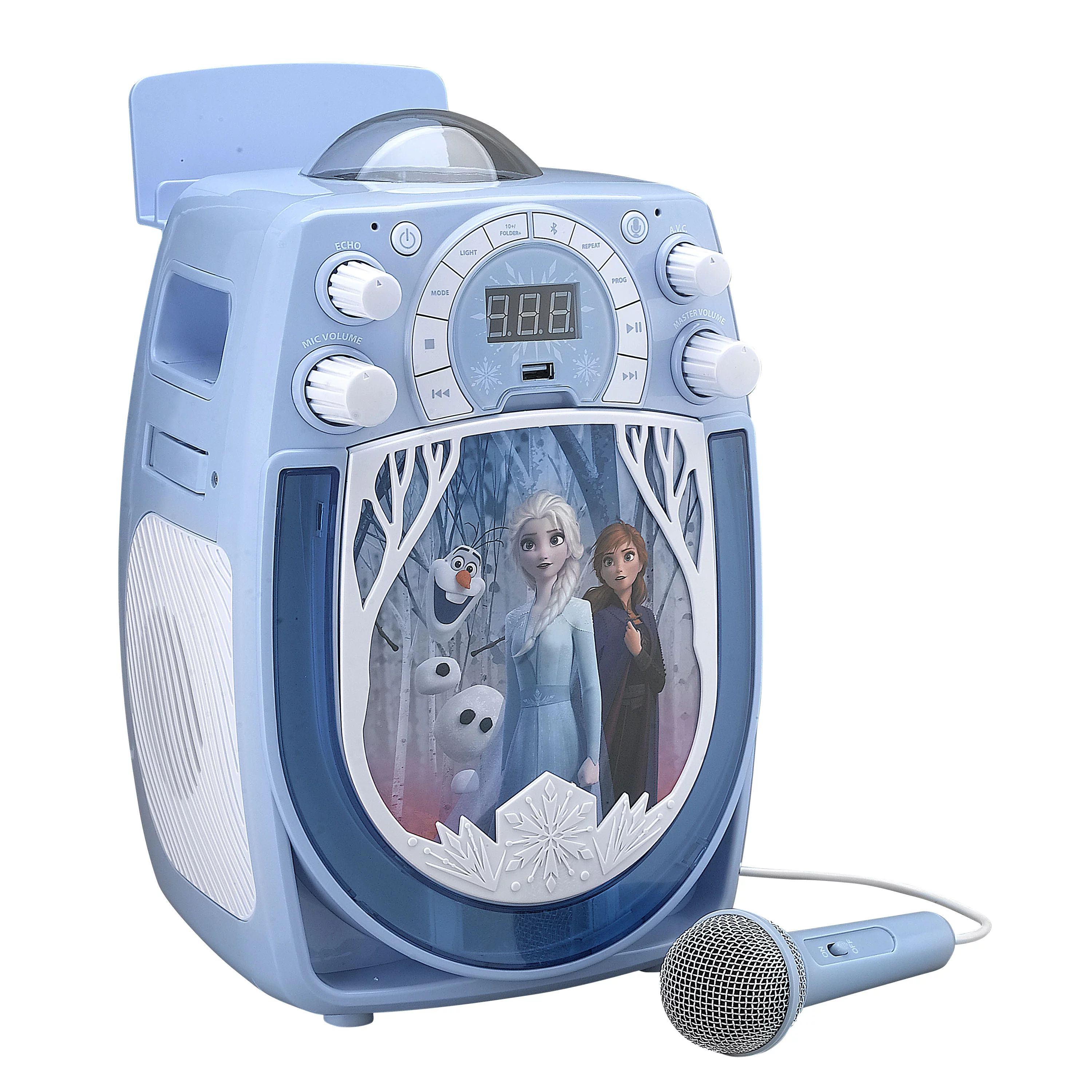 Frozen - Disney Frozen II Karaoke with Snowflake Projector and Microphone (cd+g) | Walmart (US)