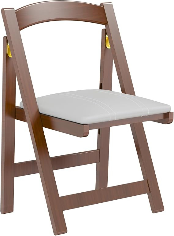 Wood Folding Chair Foldable Chair with Padded Seats Folding Chair for Dining Wooden Folding Chair... | Amazon (US)