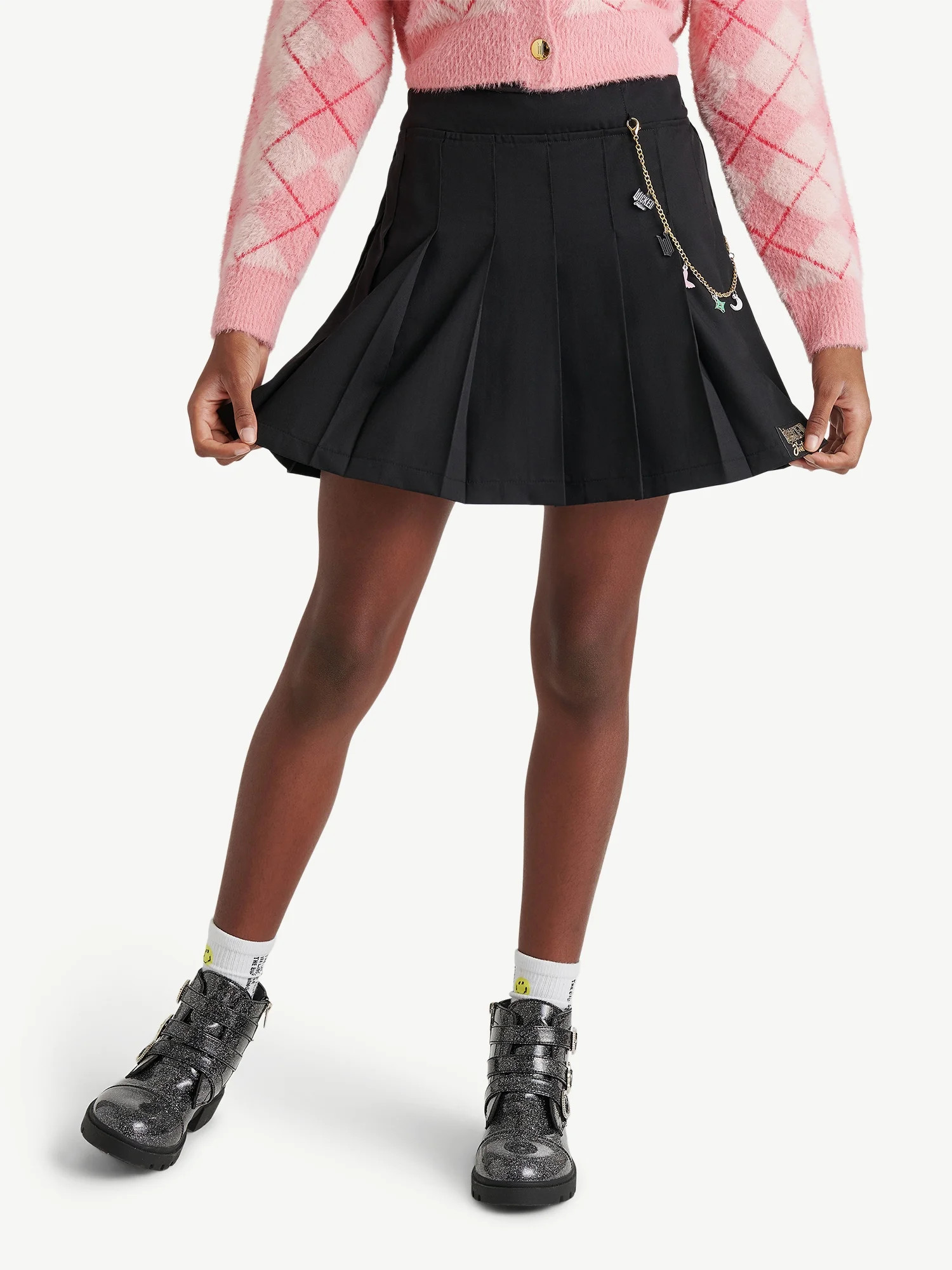 Justice Girls Wicked Pleated Skirt, Sizes Xs-Xlp | Walmart (US)