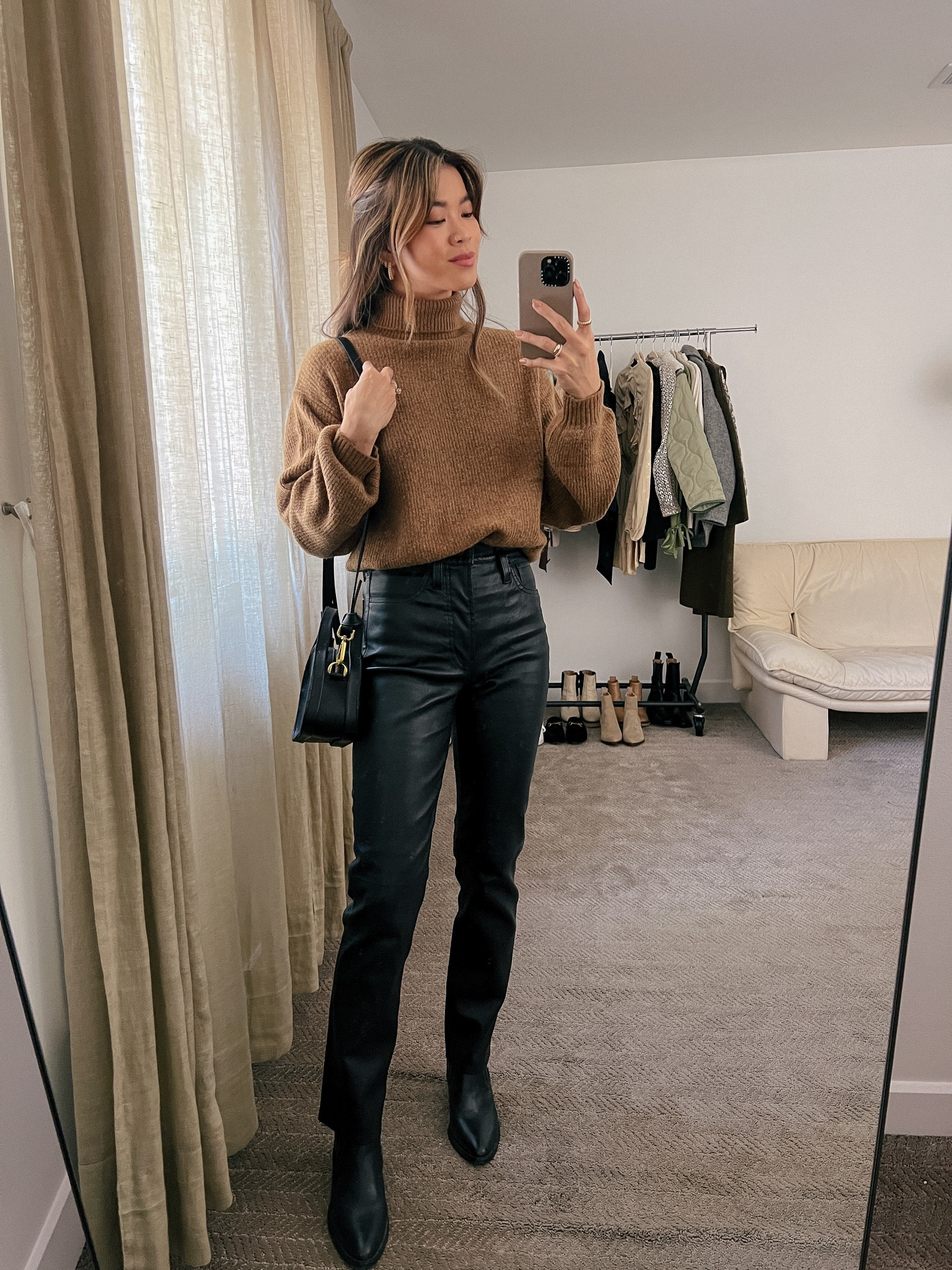 My new go-to Revolve turtleneck with black leather pants! 

#revolve
#fallfashion
#fallstyle
#fallhaul
#falloutfit
#turtleneck
#sweater
#leatherpants
#booties
#casetify

#LTKSeasonal #LTKfit #LTKstyletip