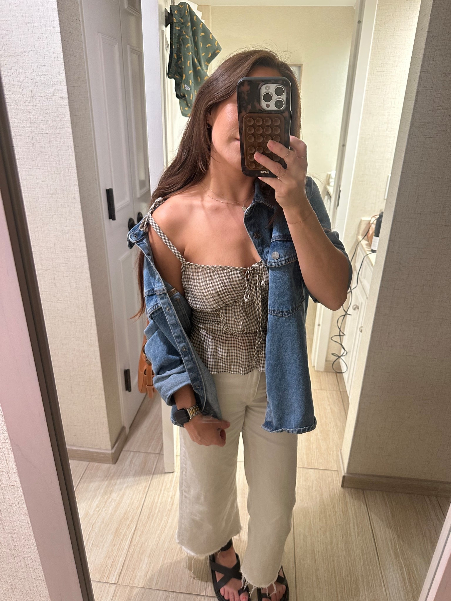 sorry for the moderate seductive posing,
Sent this one to hubs because I like my outfit so much! Such a great fall transitional outfit, with my fav Madewell inspired denim jacket sized up to an XL for an oversized fit!

#LTKSeasonal #LTKPetite #LTKFindsUnder50