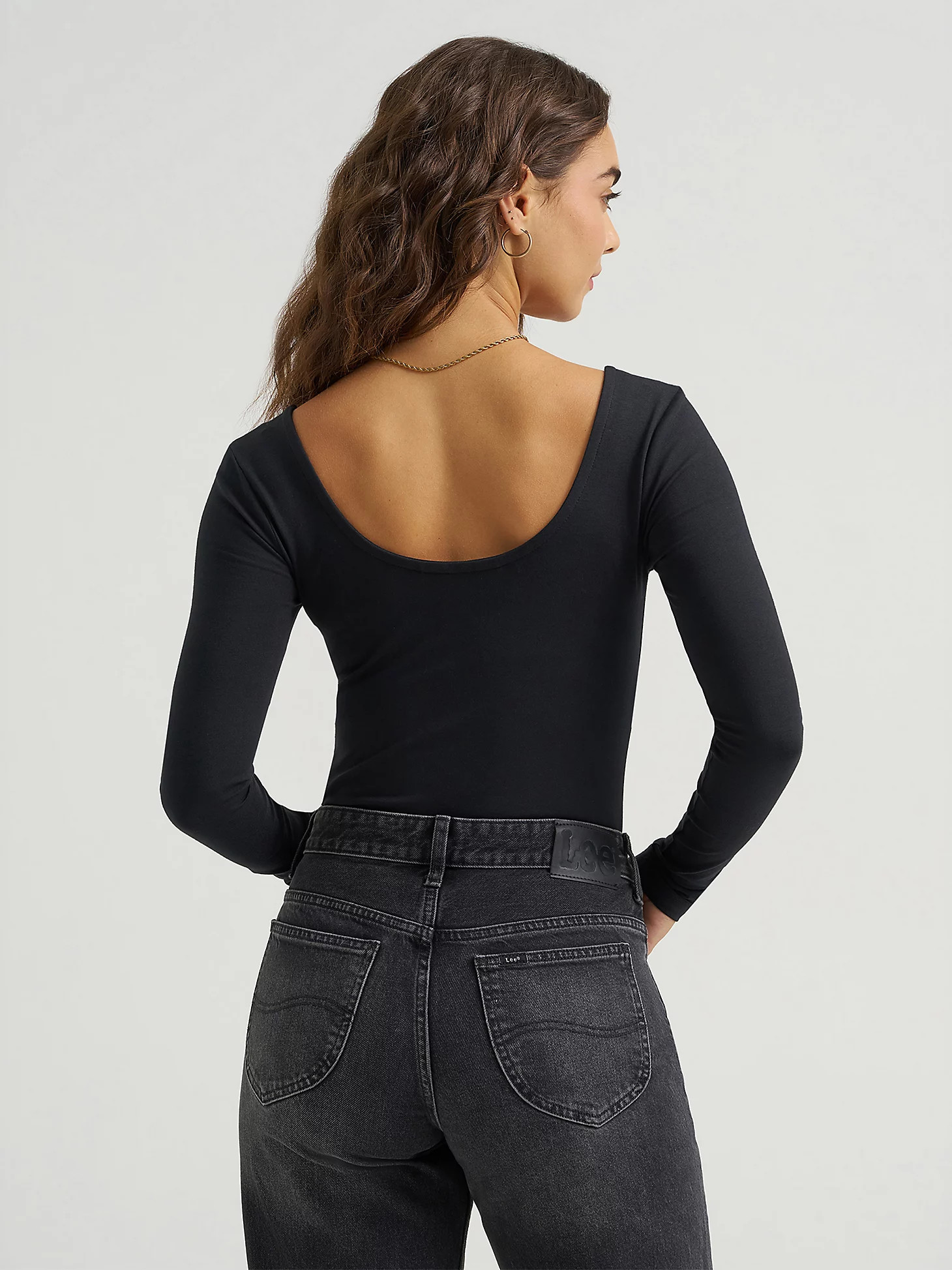 Women's Scoop Neck Long Sleeve Bodysuit | Lee Jeans