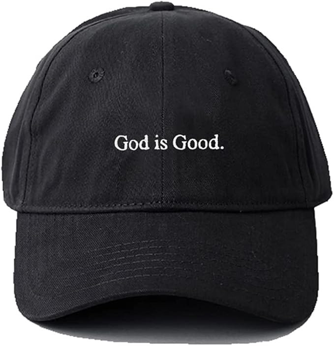 Men Baseball Cap God is Good Embroidery Hat Embroidered Adjustable Hats Cotton Caps Unisex | Amazon (US)