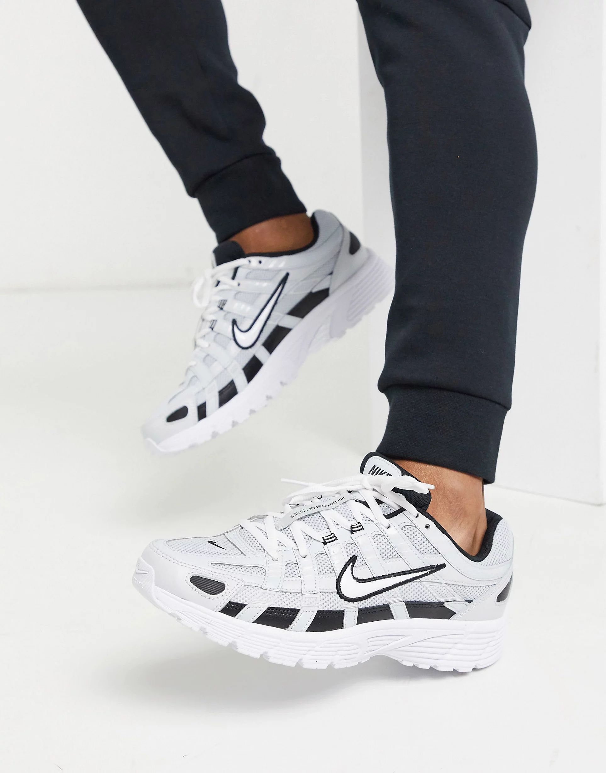 Nike P-6000 trainers in silver and white | ASOS (Global)