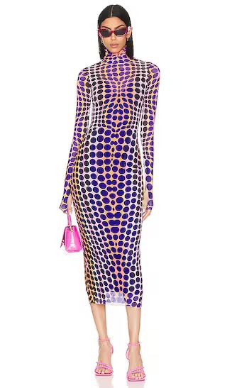 Shailene Dress in Purple Multi Dot | Revolve Clothing (Global)