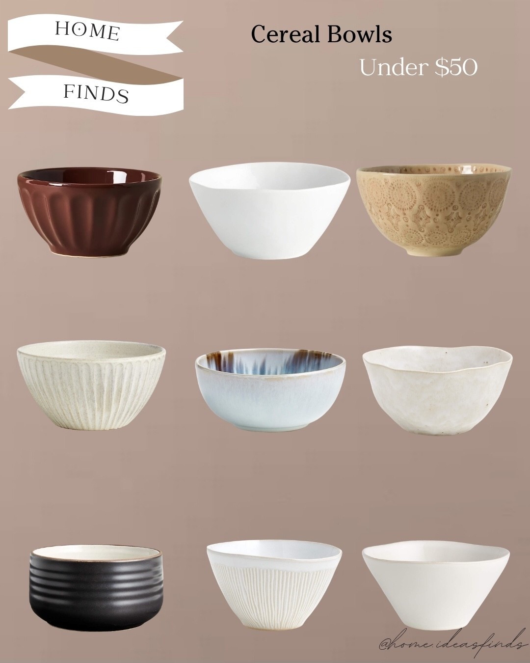 Cereal Bowls under $50 , kitchen essentials 

#LTKmorningroutine #LTKfoodie #LTKHome