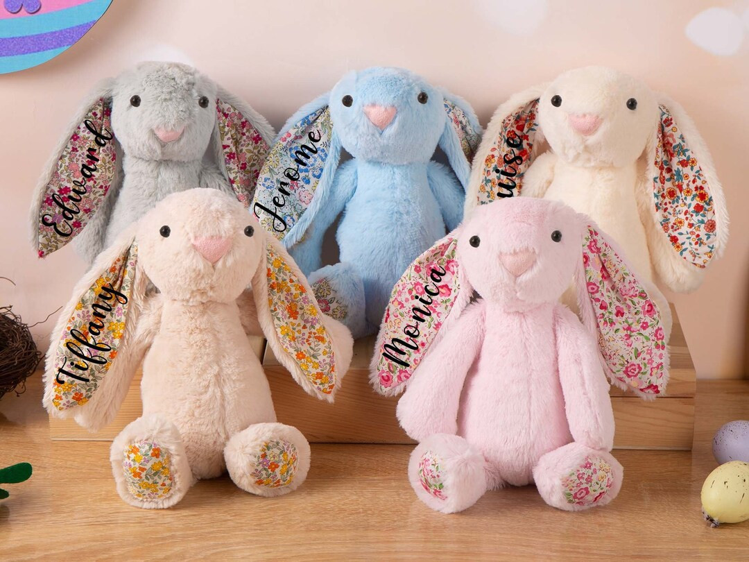 Personalised Bunny, Easter Bunny,Flower Girl Gift, Gift for Her, Bridesmaid Proposal, Flower Girl... | Etsy (US)