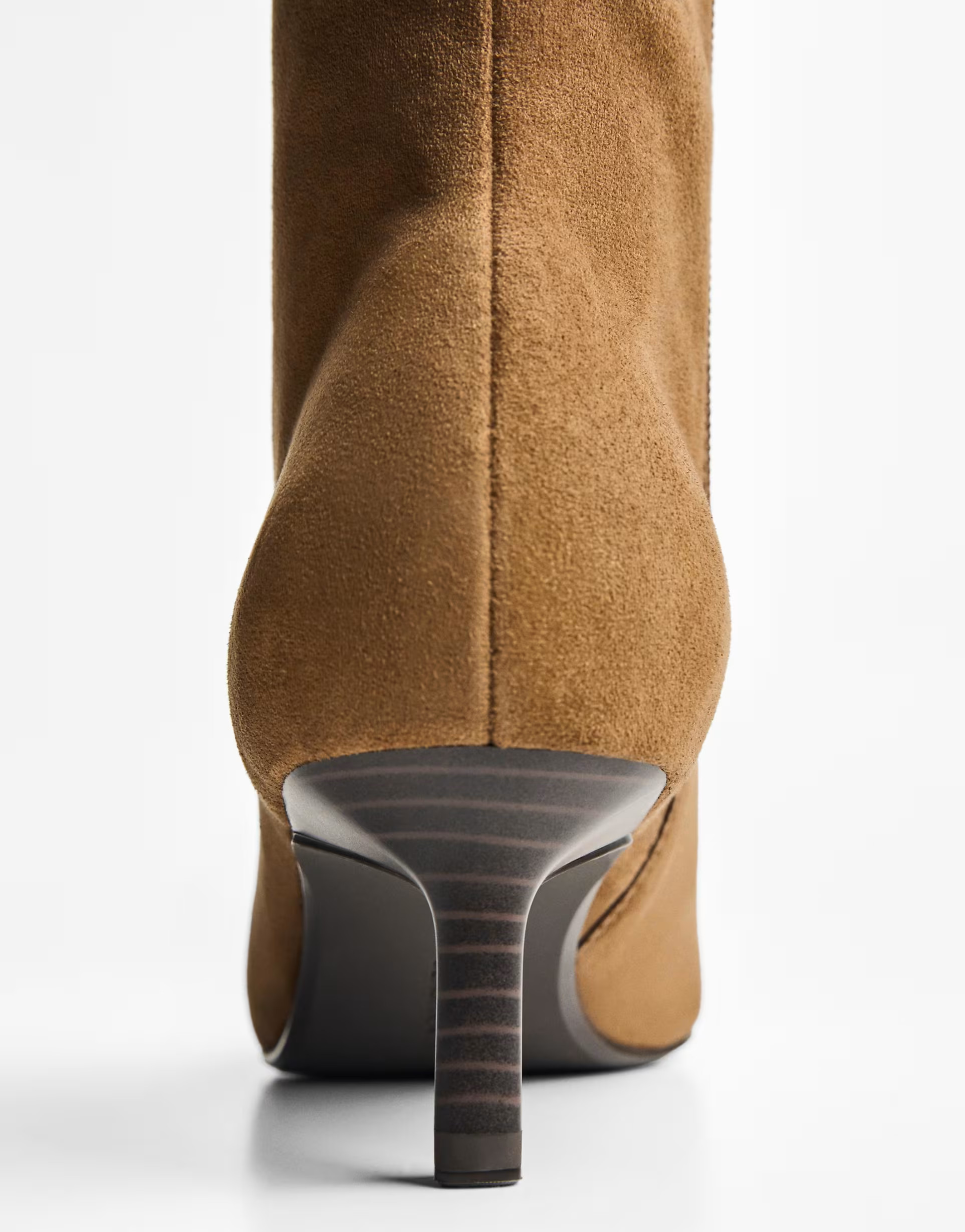 Bershka Kitten heel ankle boots in tan | ASOS | ASOS (Global)