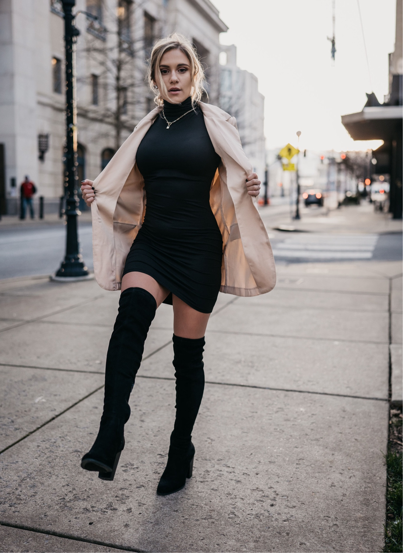 This gives off fall or winter vibes, but I feel like a good solid dress like this is a closet staple!

#LTKstyletip #LTKfindsunder100