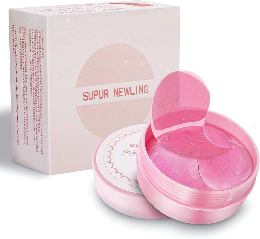 SUPUR NEWLING Eye Mask 60pcs, Collagen Under Eye Patches,Eye Masks for Dark Circles and Puffiness... | Amazon (US)