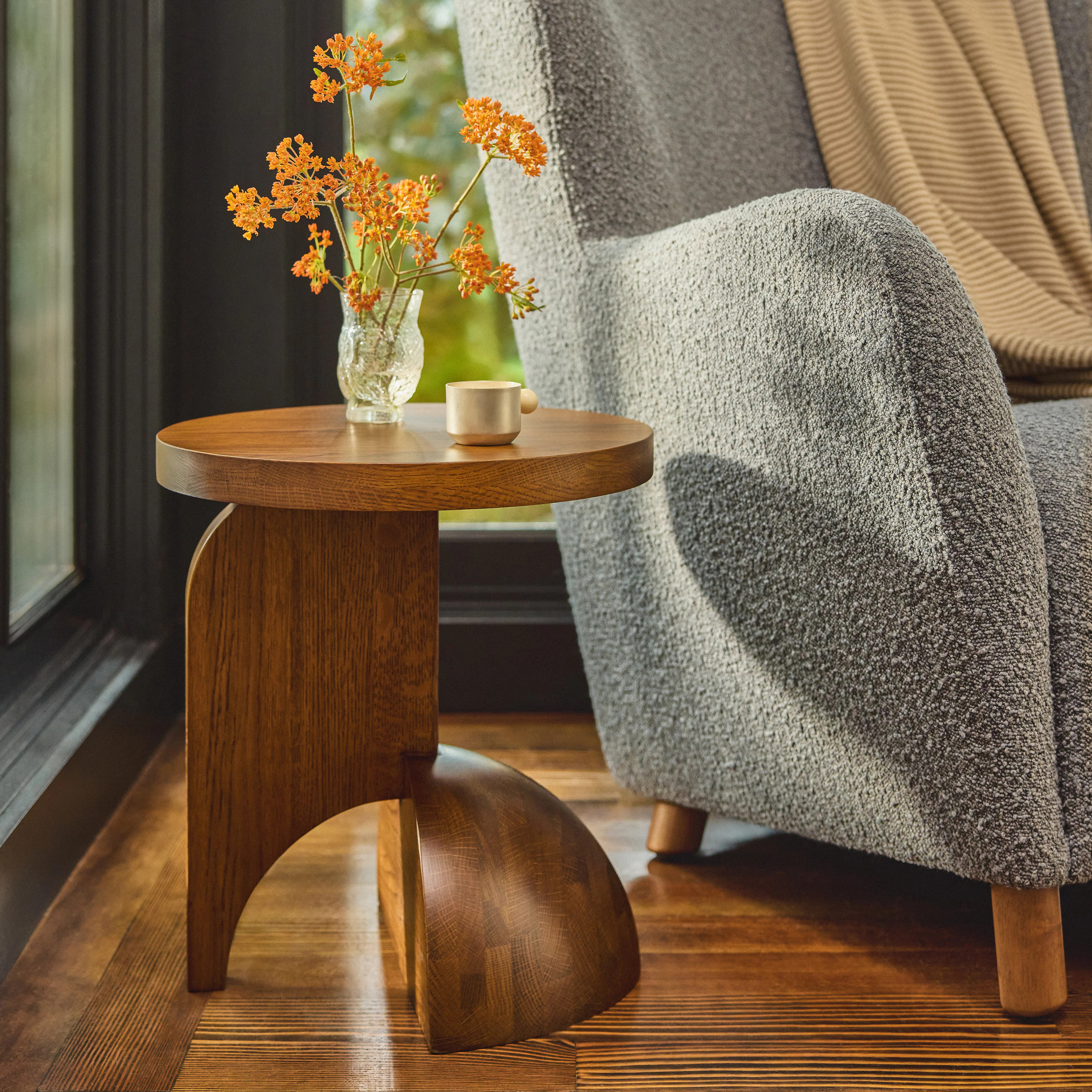 Falco Side Table - Smoked Oak | Article
