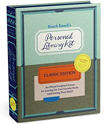 Knock Knock Personal Library Kit: Classic Edition - Card Catalog Checkout Cards, Bookplates, Date... | Amazon (US)