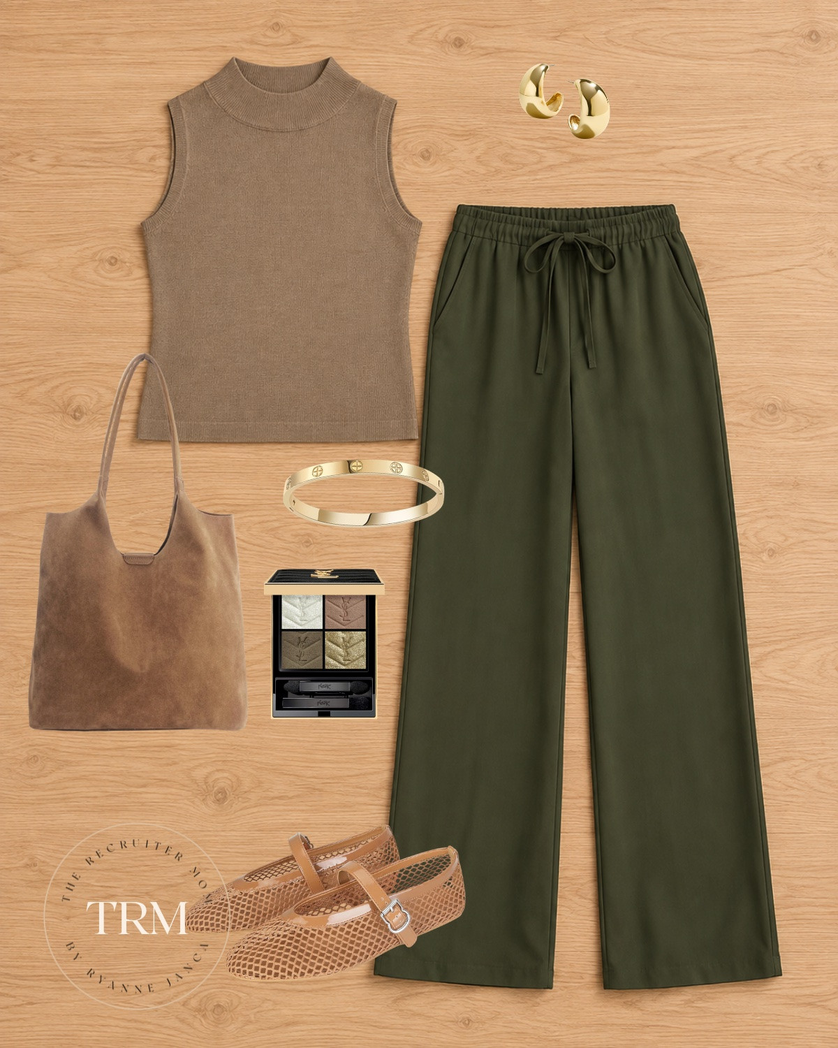 Easy fall neutrals with a little olive mixed in 🤎 This sleeveless sweater + wide leg pants combo is comfy, polished and perfect for transitioning into cooler weather.

#LTKSeasonal #LTKOver40 #LTKMidsize
