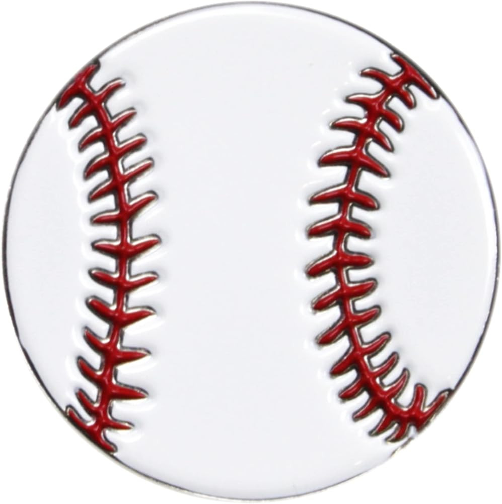 Baseball - 1.25" Enamel Pin | Amazon (US)