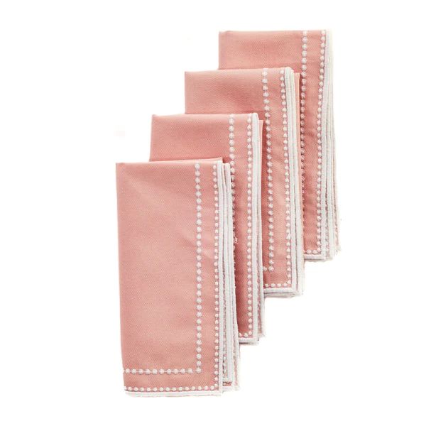 Margaux Pink napkin - set of 4 | The Avenue