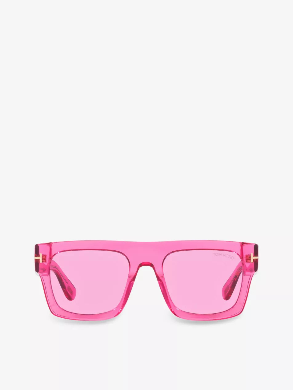 FT0711 Fausto square-frame acetate sunglasses | Selfridges