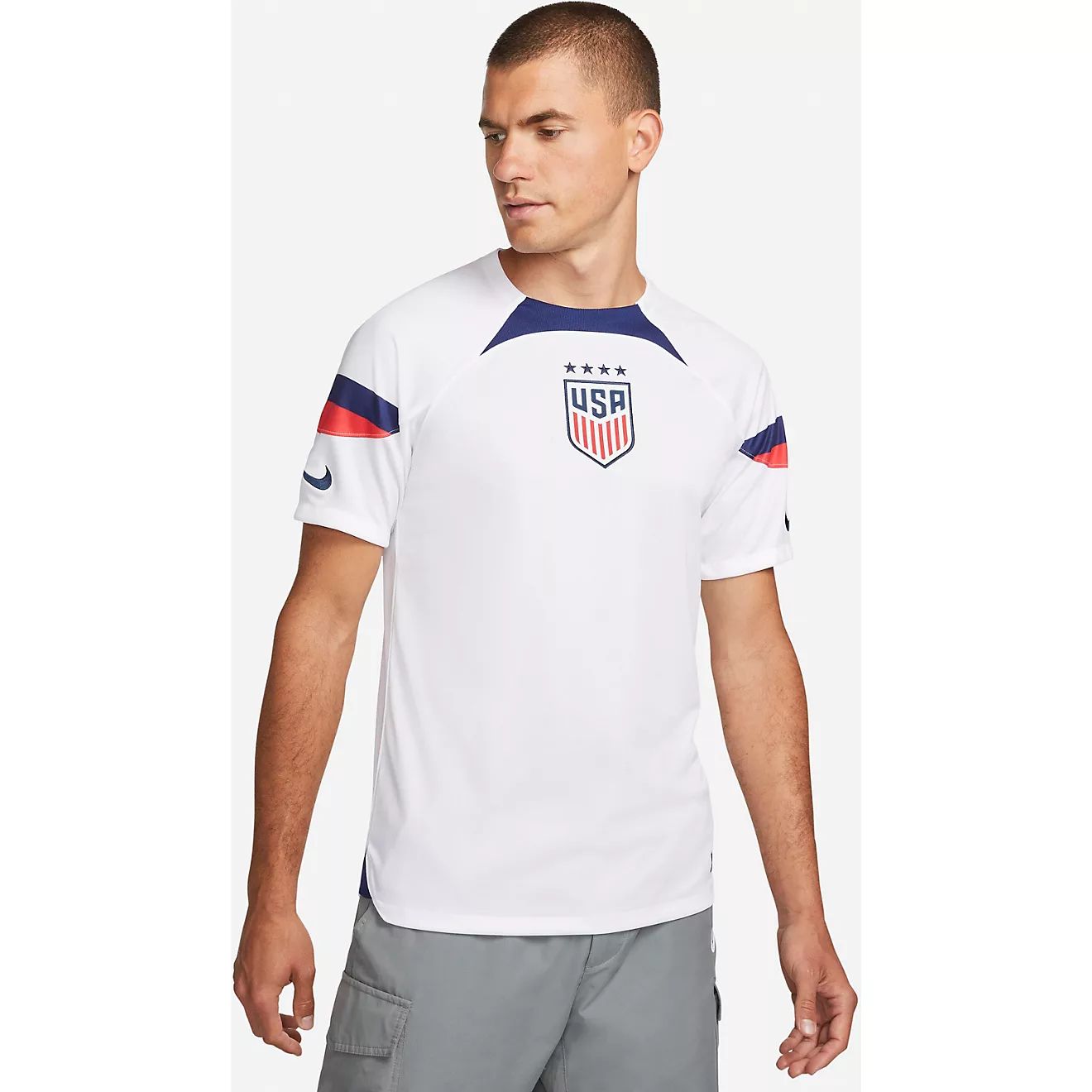 Nike Men's USA 2022 World Cup DF Stadium Home Jersey | Academy | Academy Sports + Outdoors