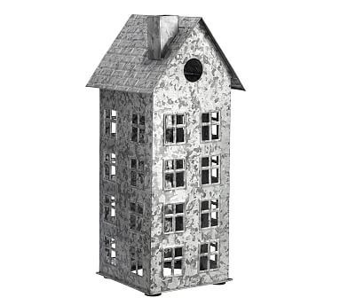 Galvanized Village Houses - Tall House | Pottery Barn (US)