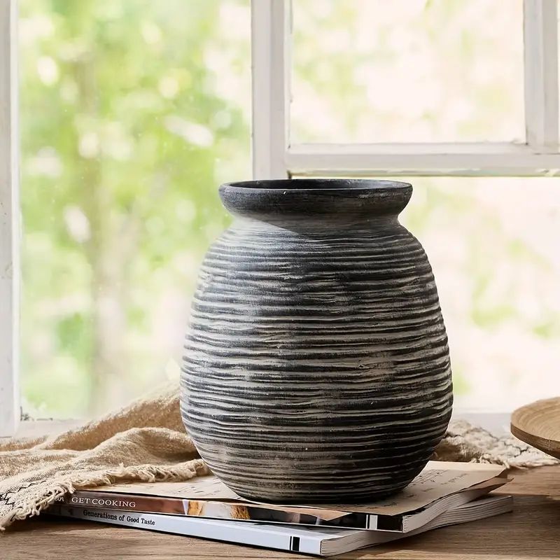 1pc Farm Country Ceramic Vase for Home and Garden Decoration - Black | Temu Affiliate Program