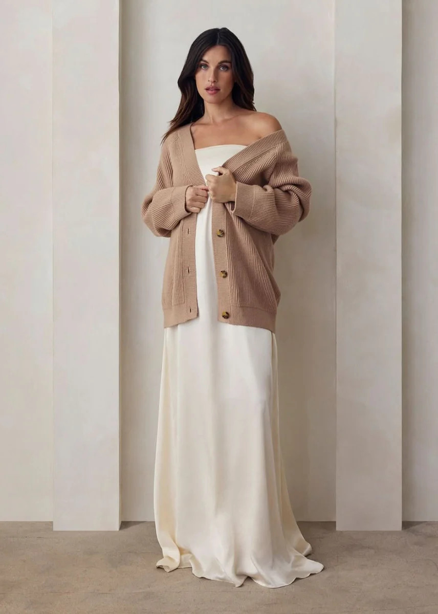 Cozy Knit Ribbed Cardigan | Shop Bumpsuit Cozy Ribbed Knitwear | BUMPSUIT