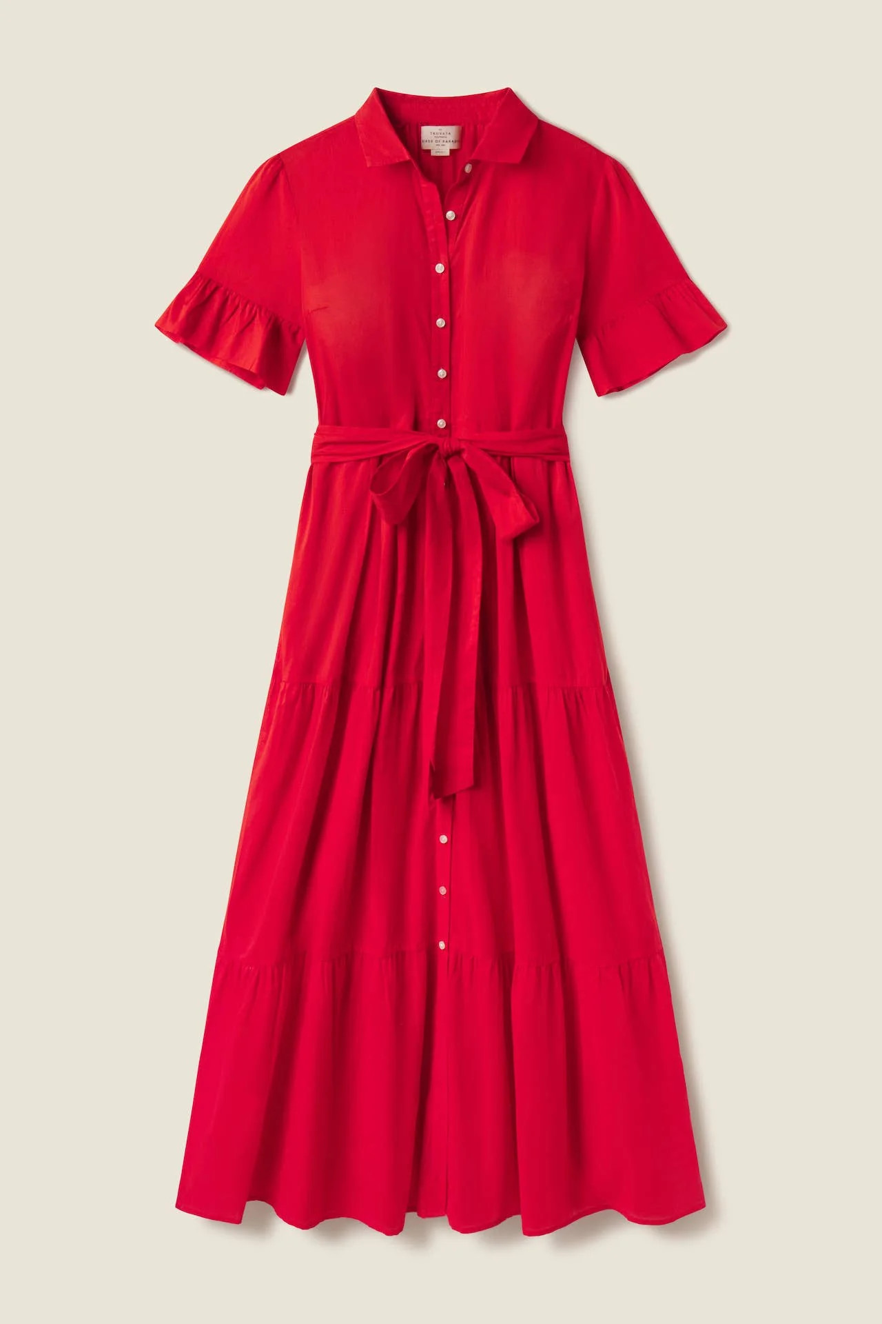 Martine Dress Tomato Voile | TROVATA