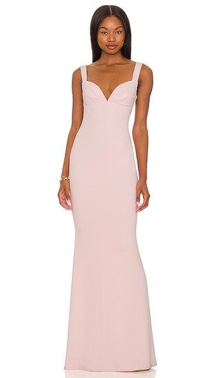 Peachy Gown in Blush | Revolve Clothing (Global)