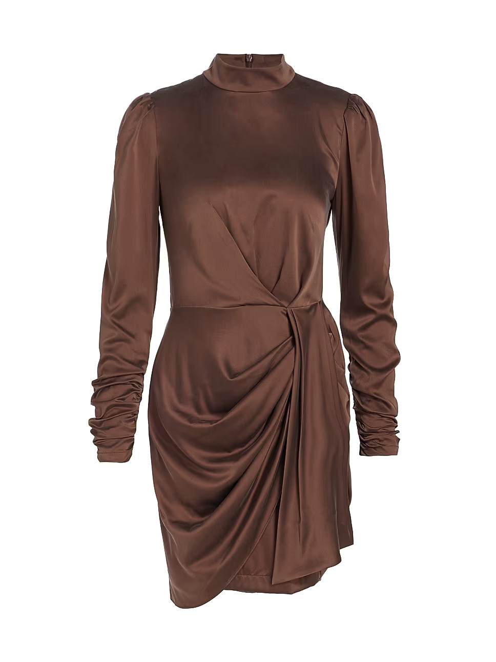 Draped Silk Minidress | Saks Fifth Avenue