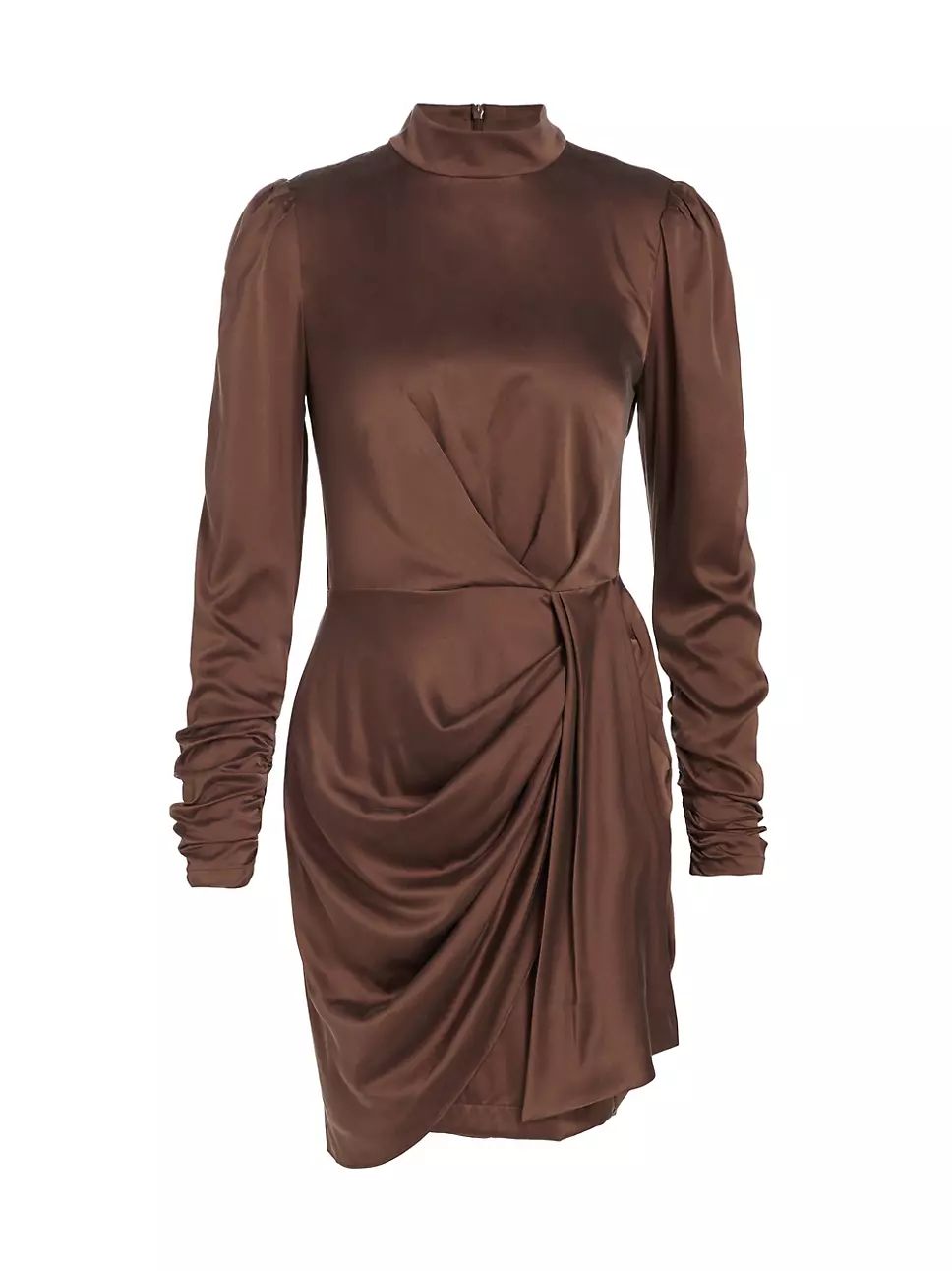 Draped Silk Minidress | Saks Fifth Avenue