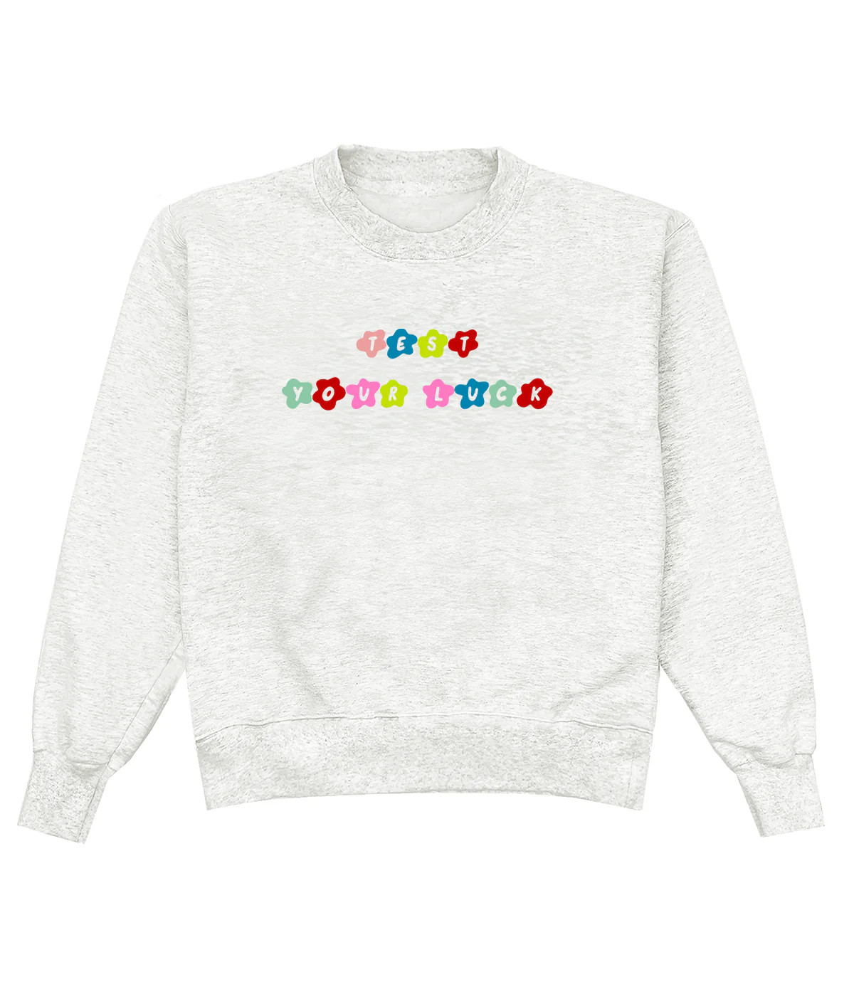 Test Your Luck Ash Crewneck | Shop Kristin Jones