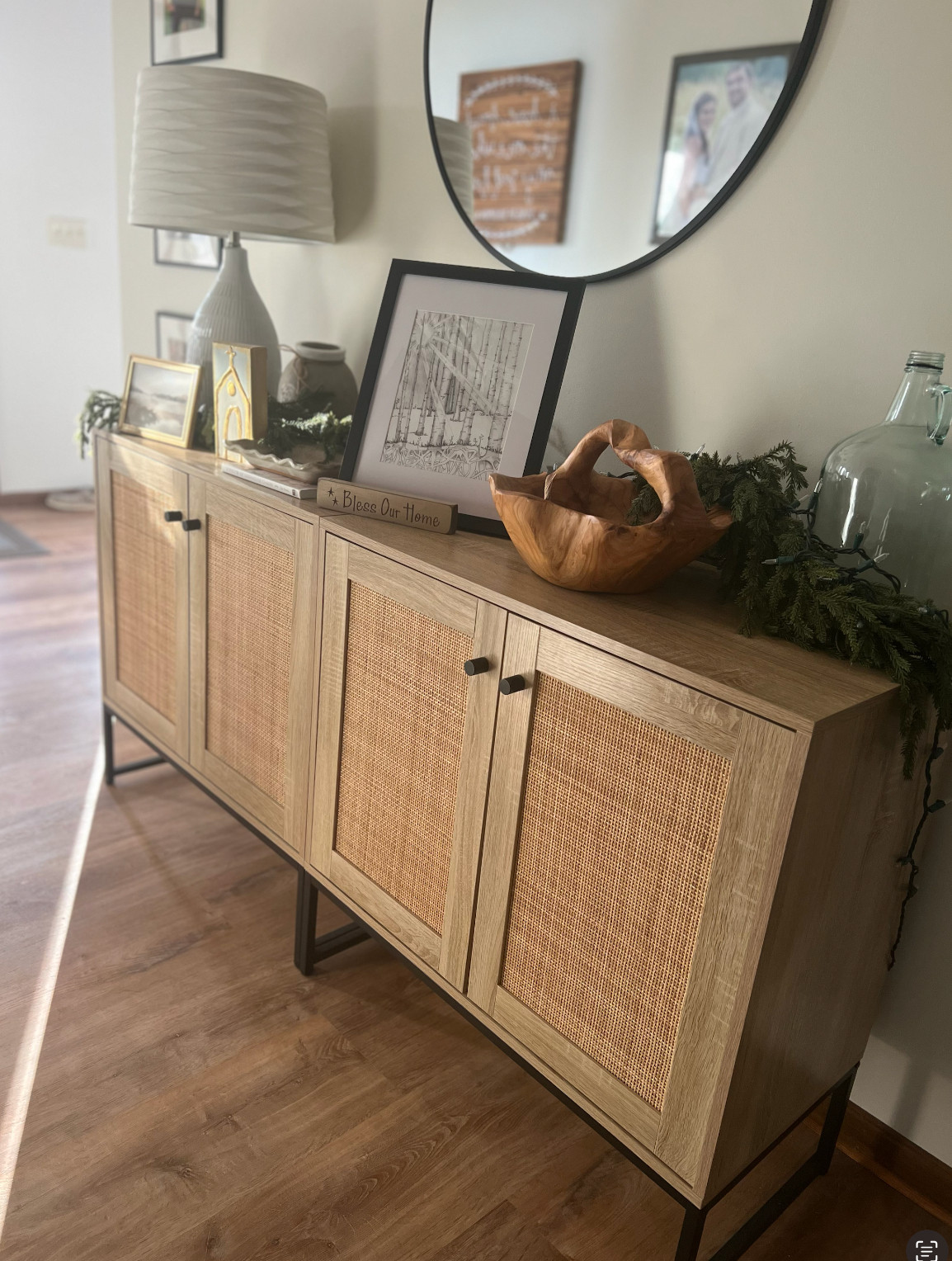 Check out this beautiful sideboard, perfect for adding a touch of boho style to any room. 

 #LTKvlog #LTKU #LTKHome