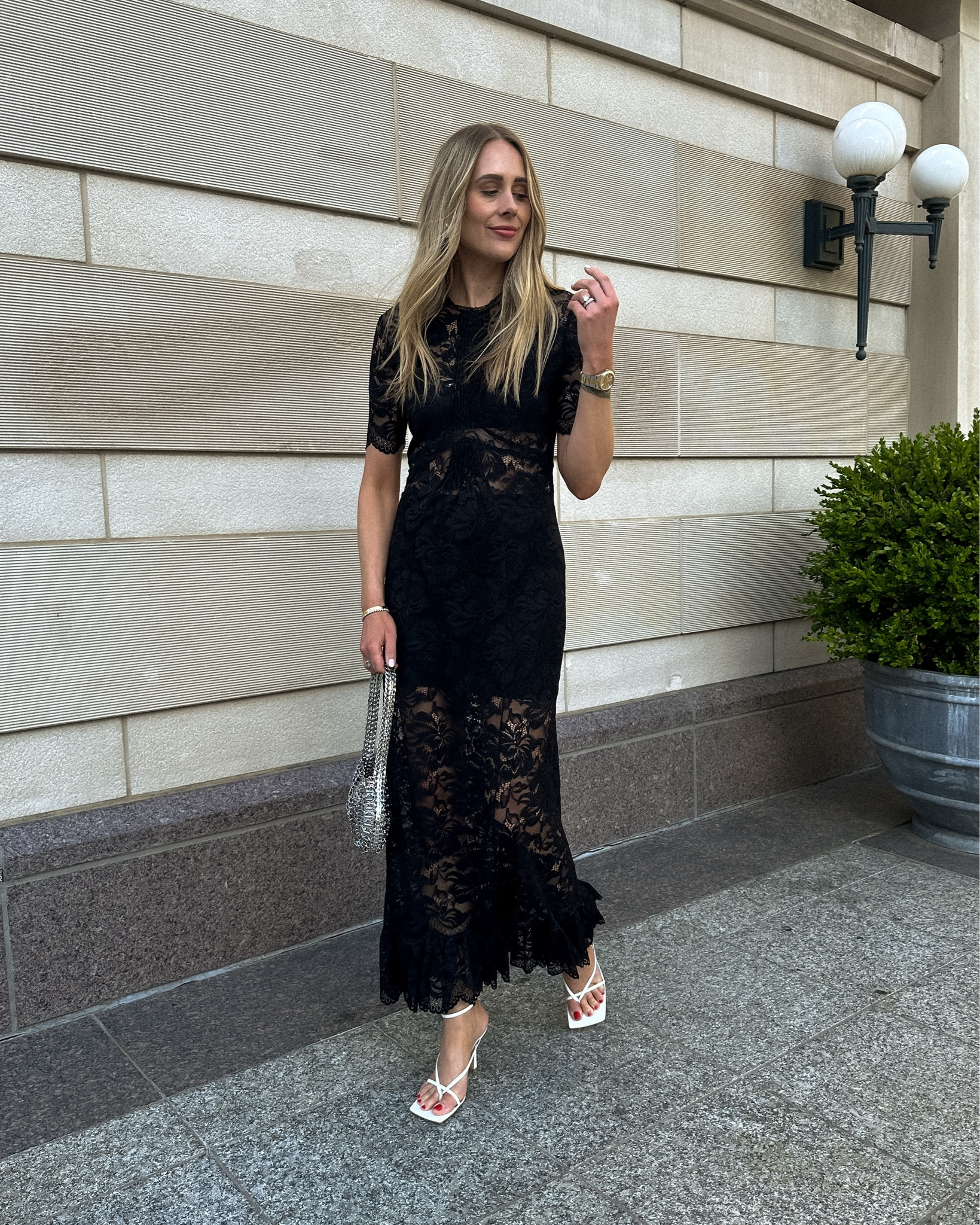 backless lace maxi dress Long Sleeve Lace Maxi Dress