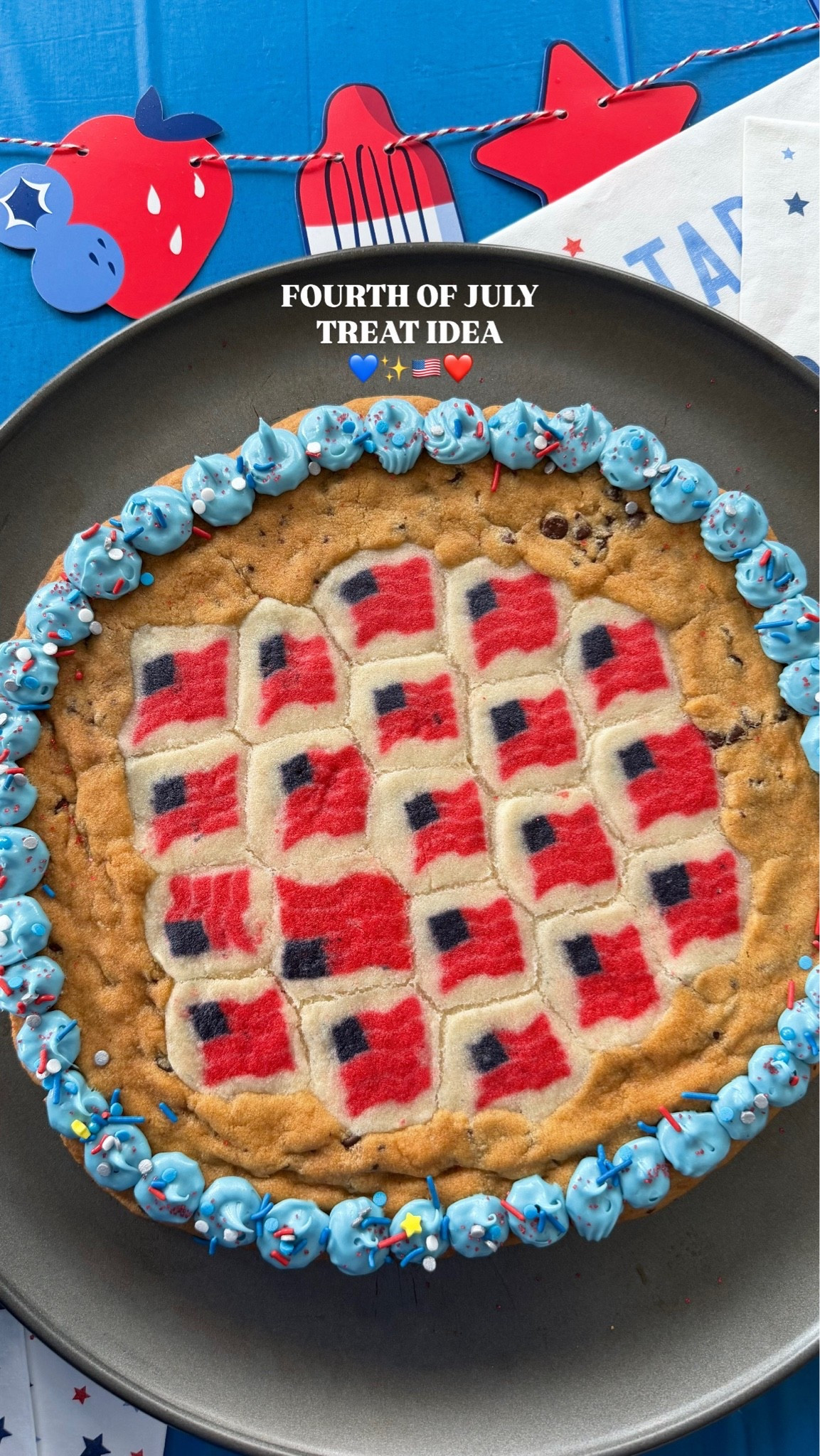 This 4th of July cookie cake was so fun to make and so delish!

#LTKmomlife #LTKfoodie #LTKHome
