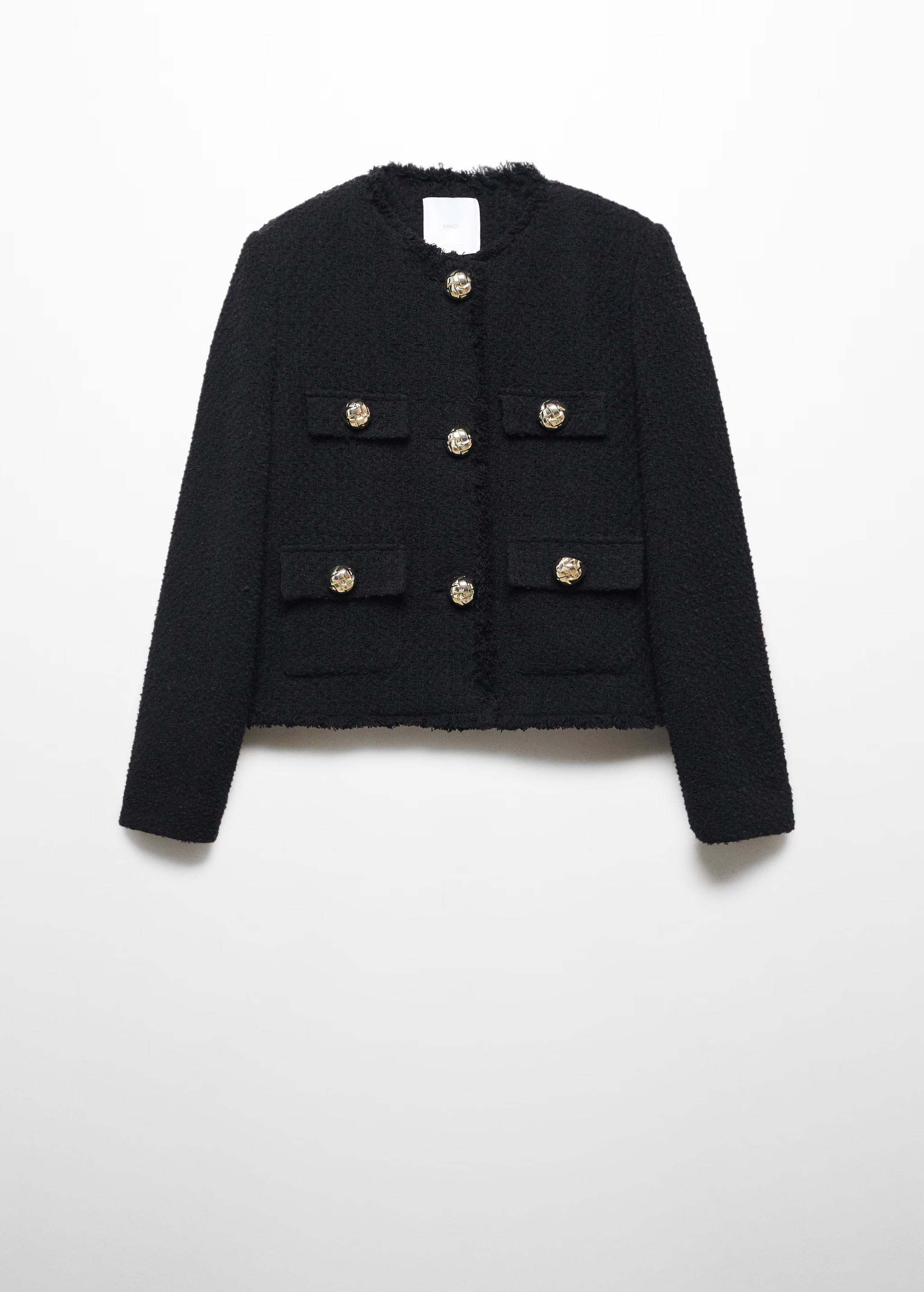 Tweed jacket with pockets - Women | MANGO USA | Mango (US/MX/AU)
