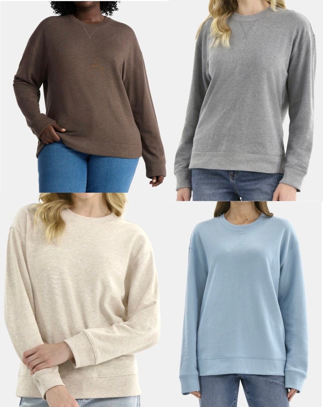 Crewneck sweatshirts for $14 #walmartpartner #casual #lounge #fashion #fall

#LTKSeasonal #LTKFindsUnder50