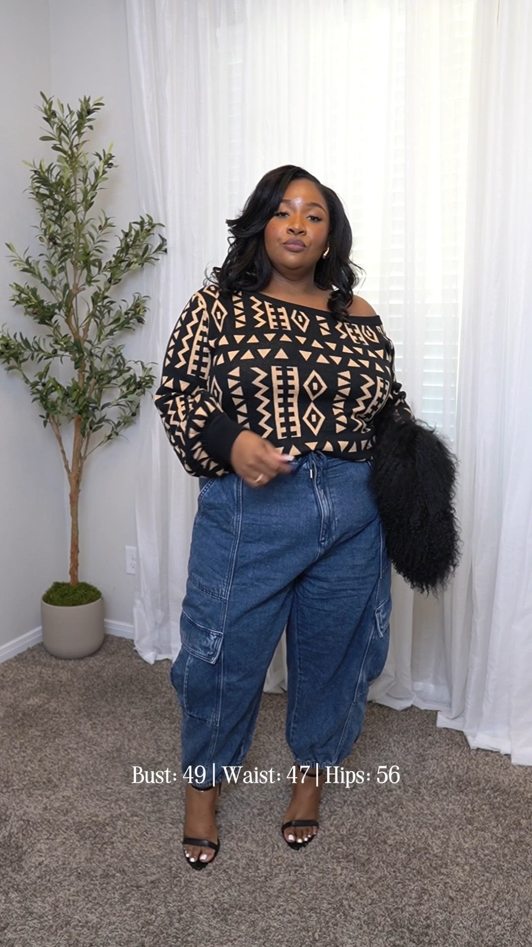 ✨ Plus Size Easy Dressy Casual Outfit Idea! 
Outfits Details:
✨ I’m wearing the Scoop Cotton Utility Jogger Pants (2X) – relaxed fit (I could’ve sized down). Goes ip to 4X.
✨ I’m also wearing the D'IYANU Hiba Women's African Print Off-Shoulder Sweater (Tan Black Tribal)

#LTKootd #LTKgrwm #LTKPlusSize